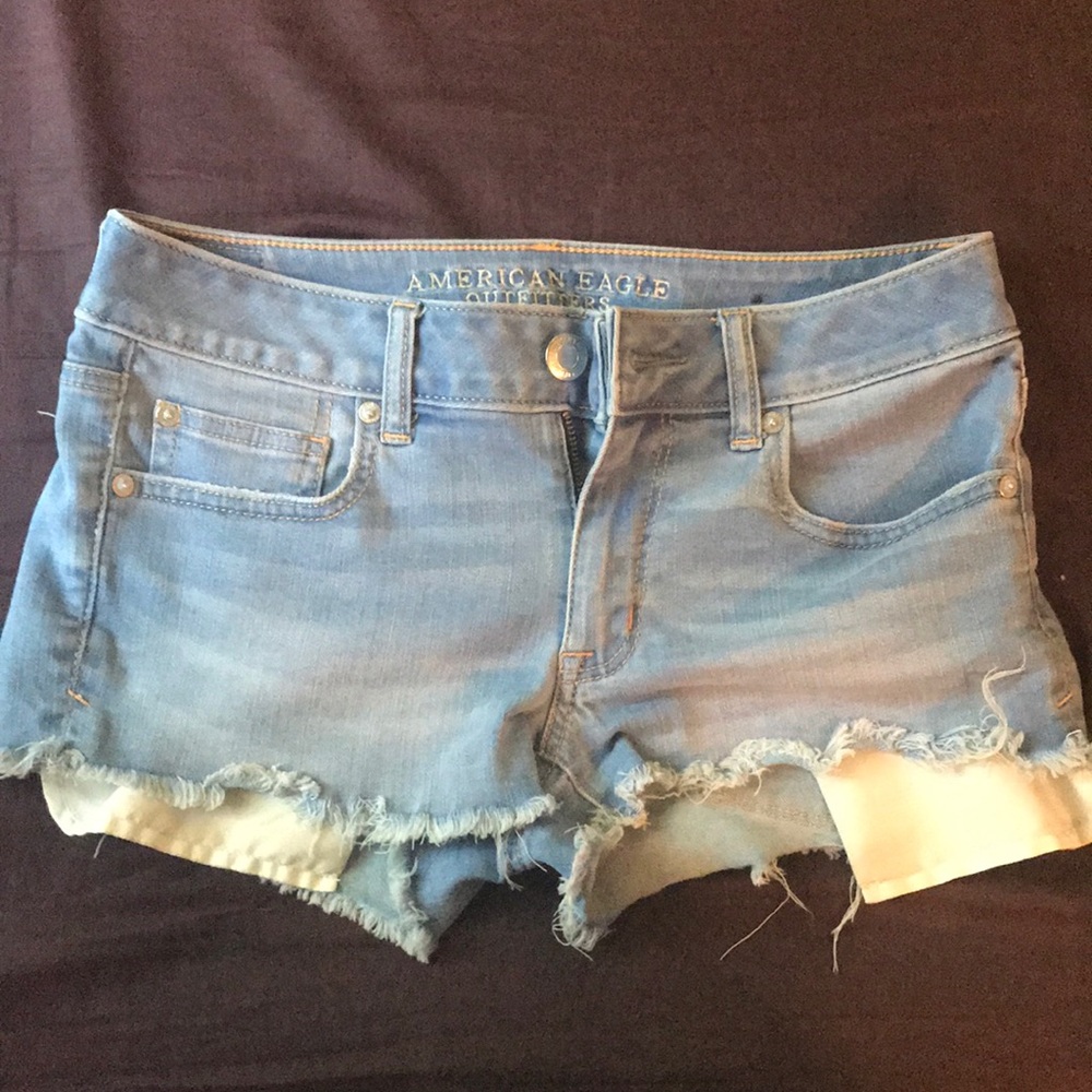 Denim shorts